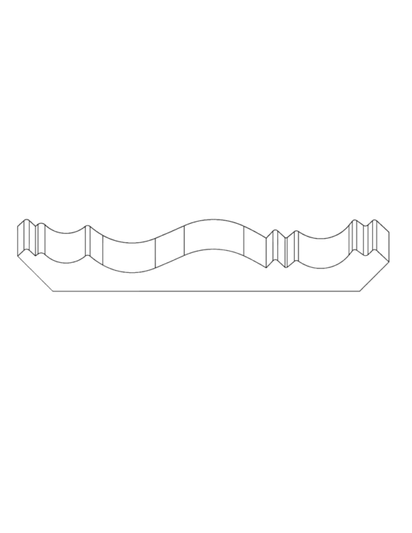 Crown Moulding MDF 6 1/4″ x 3/4″ x 16′
